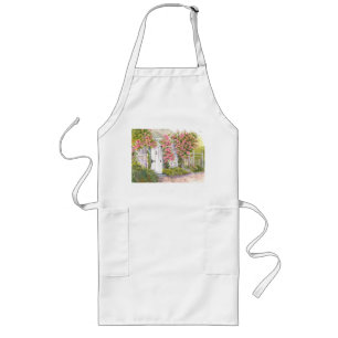 Avental Longo Cabo Cod Chatham Rosa Cottage Apron
