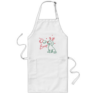 Avental Longo Cachorro Dachshund Boop de Natal