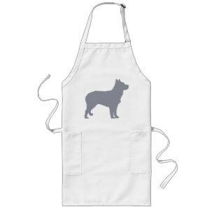Avental Longo cachorro-do-sul-australiano com rabo-estumificado
