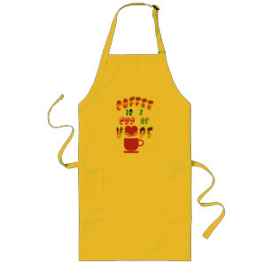 Avental Longo Café É Uma Xícara De Esperança