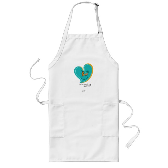 Avental Longo Café LoverS muackS-Latte (Frente)