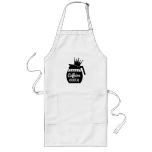 Avental Longo Caffeine QUEEN Coffee Pote Personalizado
