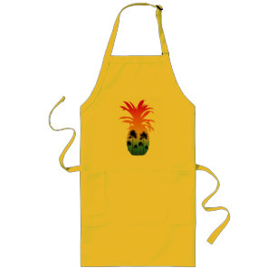 AVENTAL LONGO CALIFÓRNIA PINEAPPLE SUNSET PALM TREMORES