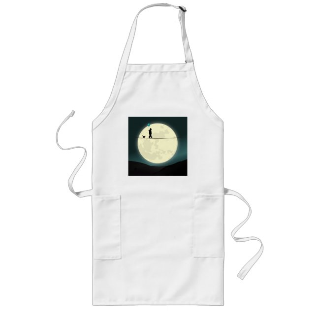 Avental Longo Caminho noturno perigoso (Frente)