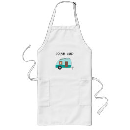 Avental Longo Camp Retro Camper Apron