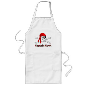 Avental Longo Capitão Pirata Cook Apron