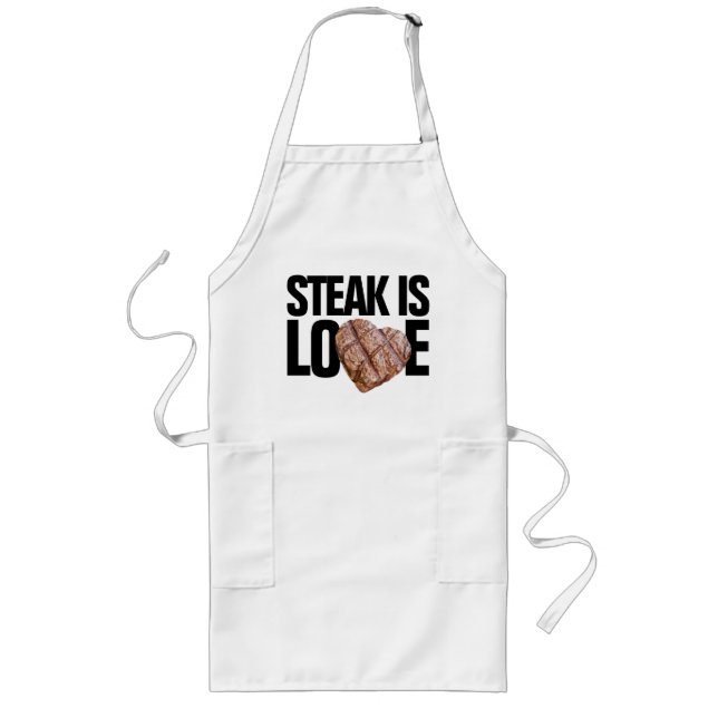 Avental Longo Carne De Bife Adoraria Apron (Frente)