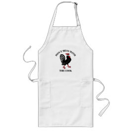 Avental Longo Cartoon Engraçado Chef Cook Rooster Apron