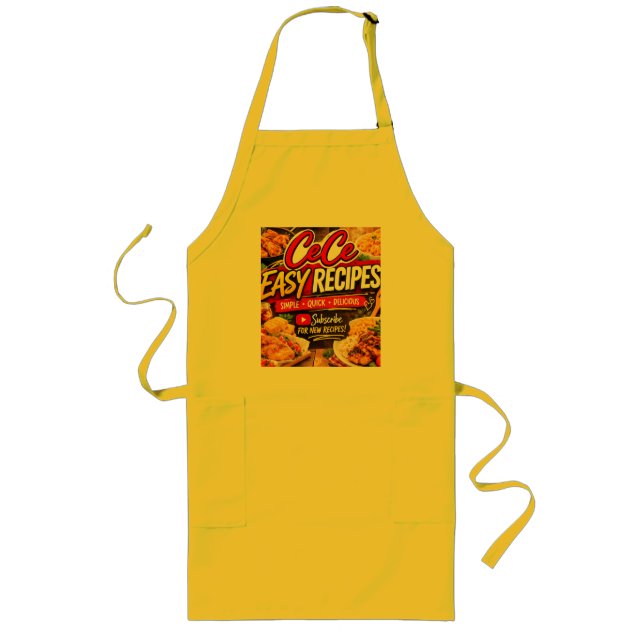Avental Longo Cece Easy Recipes Apron (Frente)