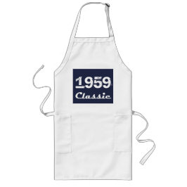 Avental Longo Celebração Clássica de 60º Aniversário de 1959