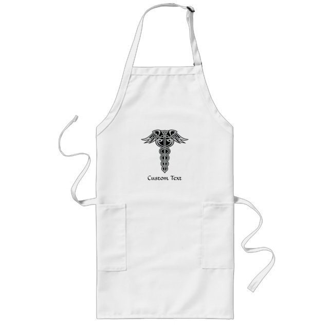 Avental Longo Celtic Knot Caduceus (Frente)