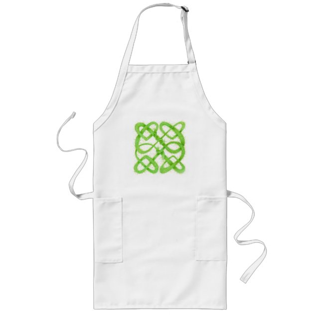 Avental Longo CÉLTICO VERDE KNOT Long Apron (Frente)