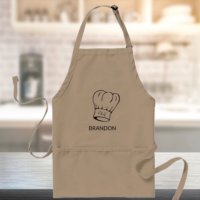 Avental Longo Chapéu de Chef Personalizado para Churrasco (Criador carregado)