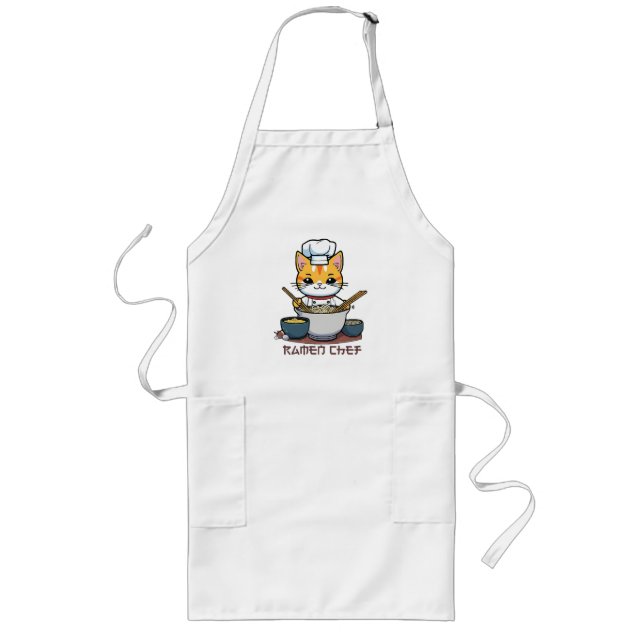 Avental Longo Chef de Ramen (Frente)