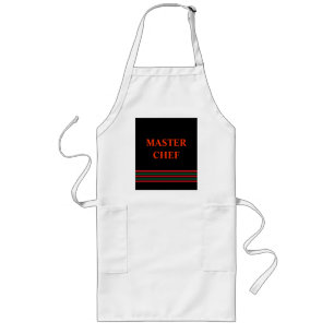 Avental Longo Chef Mestre> Apron Personalizado