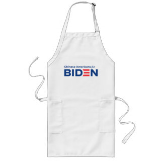 Avental Longo Chineses americanos por Biden Unisex Apron