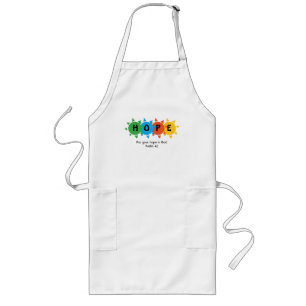 Avental Longo Christian HOPE EM DEUS Salm 42 Personalizado