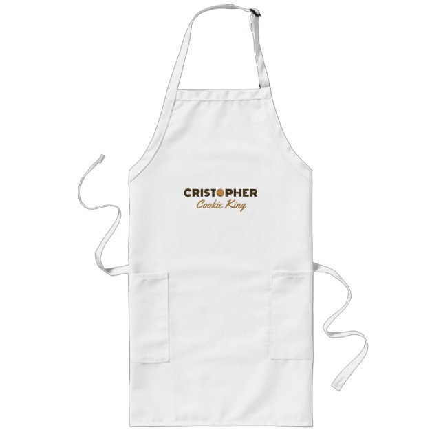 Avental Longo Christopher cookie King Long Apron (Frente)