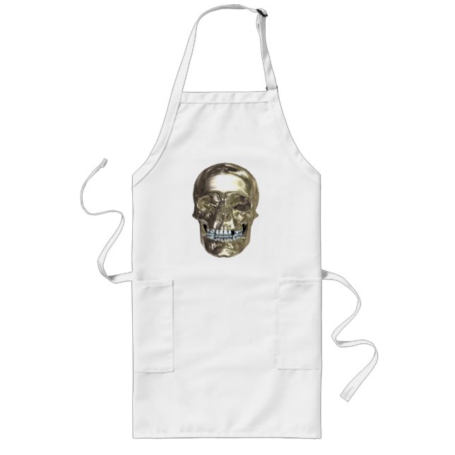 Avental Longo Chrome Skull Apron (Frente)