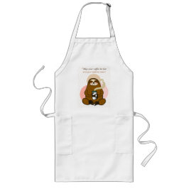 Avental Longo citação do café