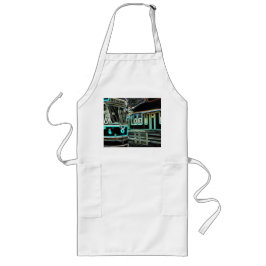 Avental Longo CLRV Neon no Stn Long White Apron