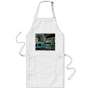 Avental Longo CLRV Neon no Stn Long White Apron