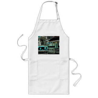 Avental Longo CLRV Neon no Stn Long White Apron