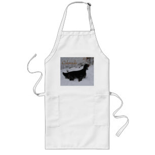 Avental Longo Colorado Gordon Setter Apron
