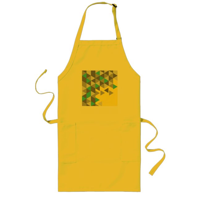 Avental Longo COR do padrão mínimo geométrico DO ANO T (Frente)