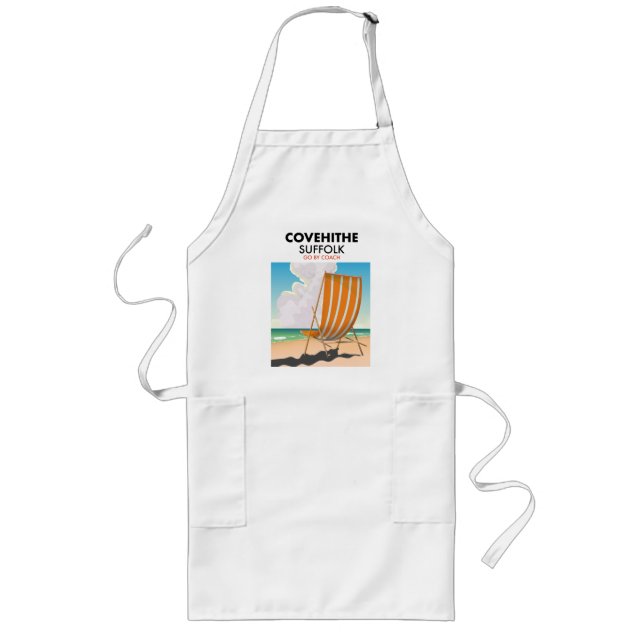 Avental Longo Covehithe suffole poster de viagens de praia T-Shi (Frente)