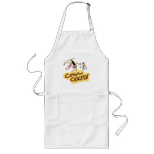 Avental Longo Cow and Chicken Logo Graphic