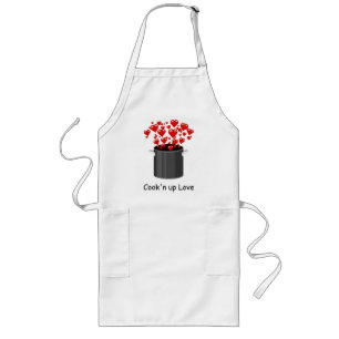 Avental Longo Cozinhar com Love Apron