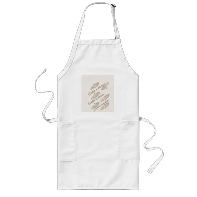 Avental Longo Cozinhar é Divine Corn Apron (Frente)