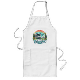 Avental Longo Cozinhar Feliz Apron