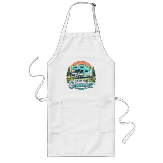 Avental Longo Cozinhar Feliz Apron