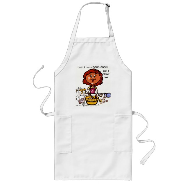 Avental Longo "Cozinheiro Excelente, mas um MESSY! Apron" (Frente)