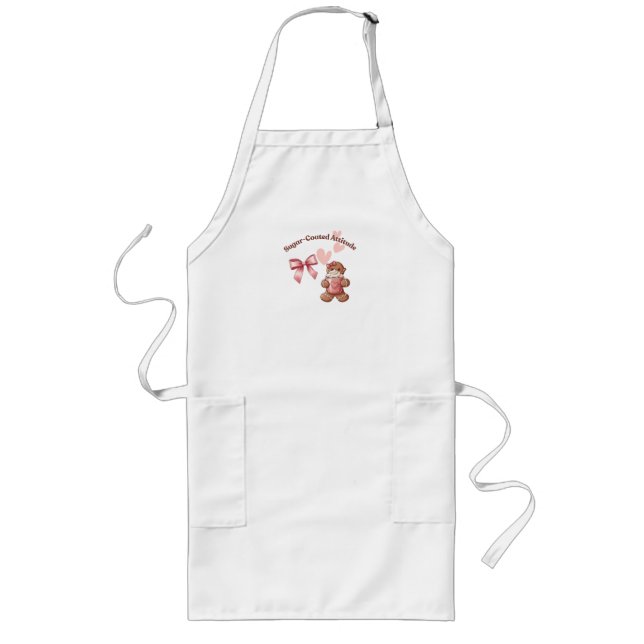 Avental Longo Cozy Christmas Gingerbread Coquette Sweet (Frente)