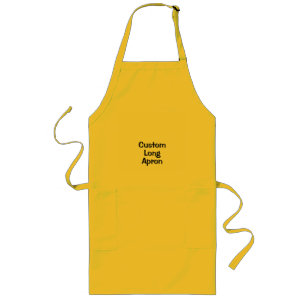 Avental Longo Crie seu Personalizado 30" x 24" Amarelo