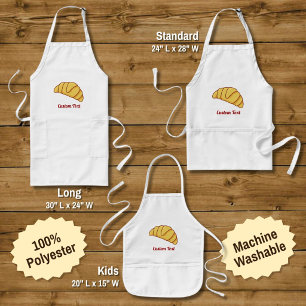 Avental Longo Croissant Adulto Apron