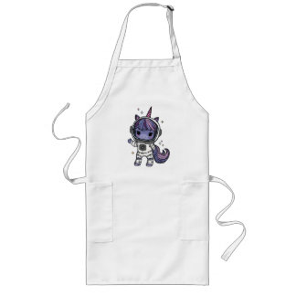 Avental Longo Cute Astro Unicorn Long Apron