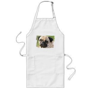 Avental longo da raça do cão do Pug