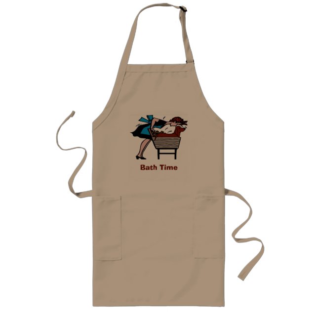 Avental Longo Dachshund Bath TimeAprons (Frente)