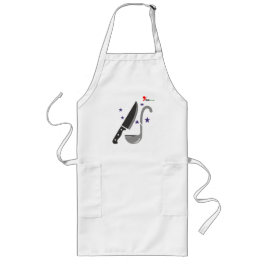 Avental Longo Design de logotipo Chef - Marca cultural profissio