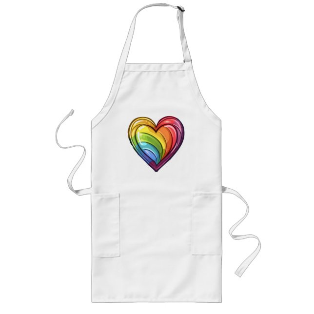Avental Longo design orgulho gay (Frente)