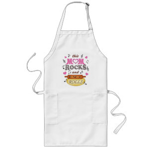 Avental Longo Dia de as mães Baking & Rocking Mãe Apron