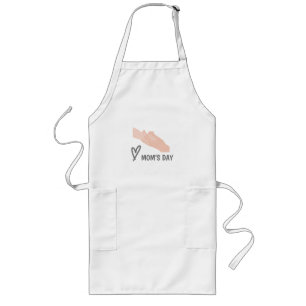 Avental Longo Dia T-Shirt da mamãe