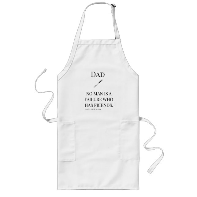 Avental Longo Dizendo um Angel Long Apron (Frente)