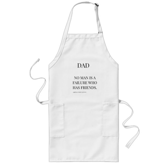 Avental Longo Dizendo um Angel Long Apron (Frente)