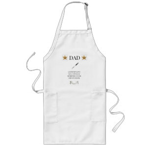 Avental Longo Dizendo um Anjo Longo Pai Apron