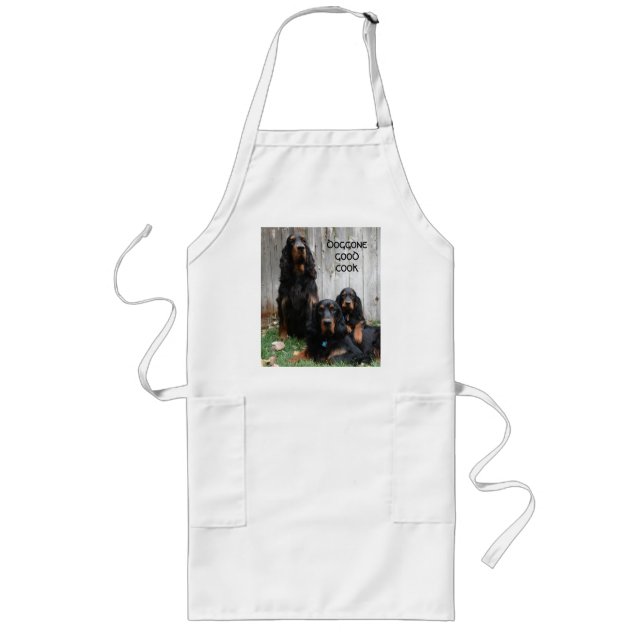 Avental Longo DOGGONE BOM COOK Gordon Setter Generações Apron (Frente)